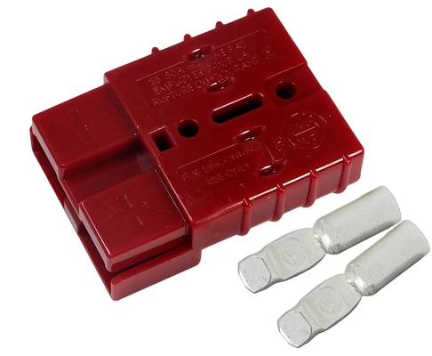 SB50 50A Forklift Battery Charger Connector Plug , Red Anderson Powerpole Outlet