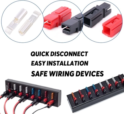 Durable 30 Amp Anderson Powerpole Connectors Stainless Steel Plastic Material