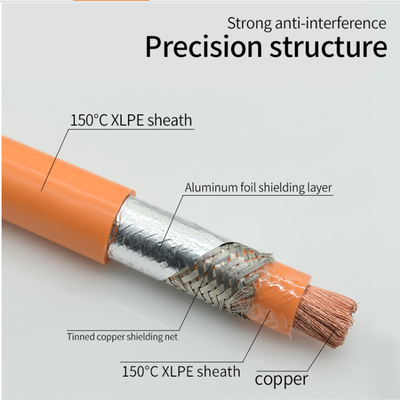 EV HV High Voltage Flexible Silicone Cable 1.5mm2-95mm2 Practical