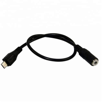 Length 30cm Electronics Wire Harness Antiwear Multipurpose For Audio Adapter