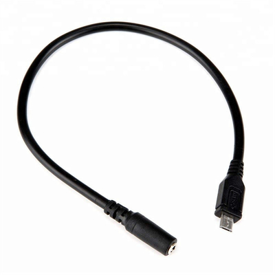 Length 30cm Electronics Wire Harness Antiwear Multipurpose For Audio Adapter