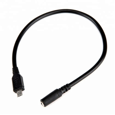 Length 30cm Electronics Wire Harness Antiwear Multipurpose For Audio Adapter