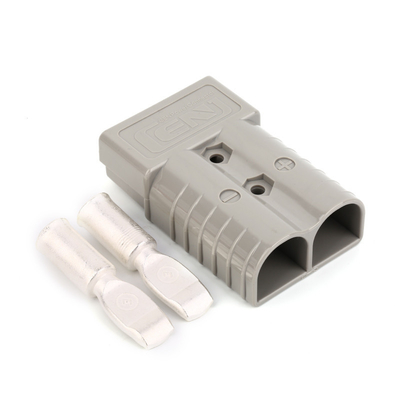 350A 600V Forklift Battery Plug , Winch Trailer Forklift Battery Cable Connectors