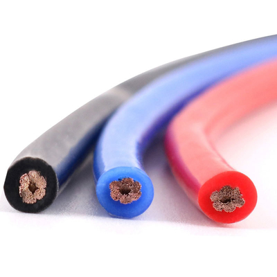 UL3135 Battery Silicone Flexible Cable , Anti Corrosion 12 AWG Black Wire