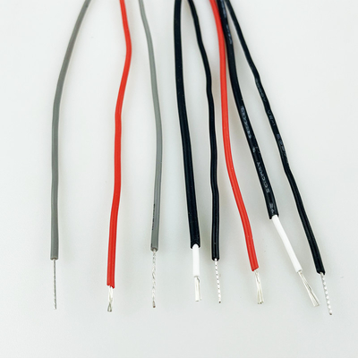UL3135 Battery Silicone Flexible Cable , Anti Corrosion 12 AWG Black Wire