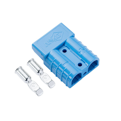 Dual Pole Anderson Powerpole Connectors 50A 600V For Forklift Battery Terminal