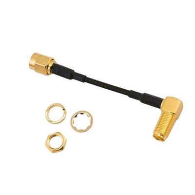 Hexie RG178 RG316 Radio Frequency Antennas Assembly Female SMA Right Angle