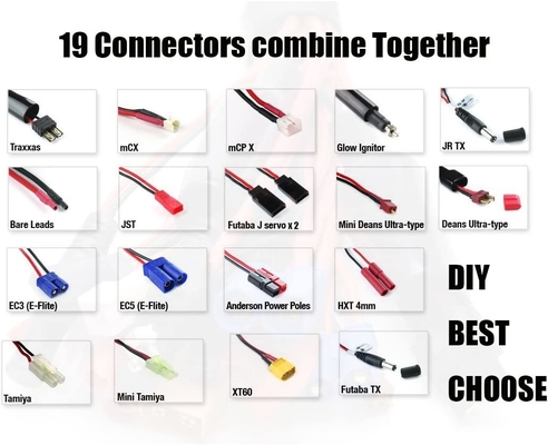 19 In 1 Lipo Battery RC Charger Cable Practical Multifunctional