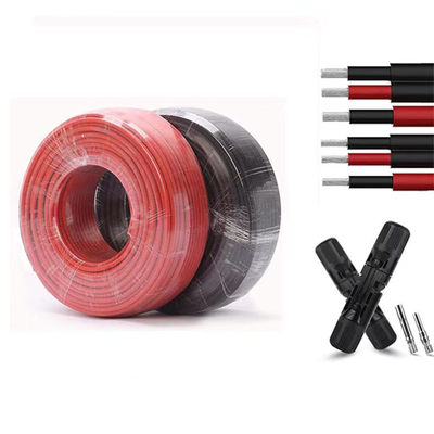 XLPE 1000V 1500V Photovoltaic Solar Cable Tinned Copper 4mm2 6mm2 10mm2