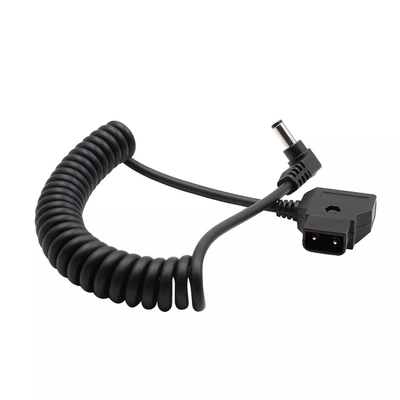 ISO9001 Rubber Spiral Power Cord , Camera Charging Spiral Cable Wire