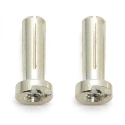 Hexie Silver Bullet Banana Plug Connectors 14mm 18mm For RC Battery