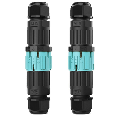 3Pin Waterproof Electrical Connectors Electrical Junction Box Connectors M19 Self Locking