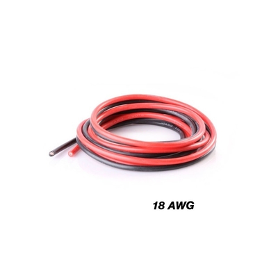 18 AWG Flexible Silicone Cable Wire Tinned Copper Diameter 2.3MM