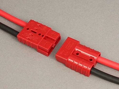 SB50 50A Forklift Battery Charger Connector Plug , Red Anderson Powerpole Outlet