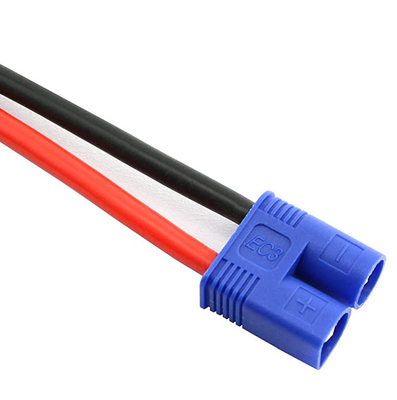 14awg 30cm RC Charger Leads 4mm Banana Male Plugs To EC3 Male Connector Adapter