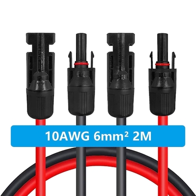 Foto-voltaisches Solarkabel DCs 10AWG PV mit wasserdichten Verbindungsstücken